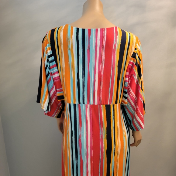 CATO Multicolored Maxi Dress, size 22/24 - Picture 4 of 6